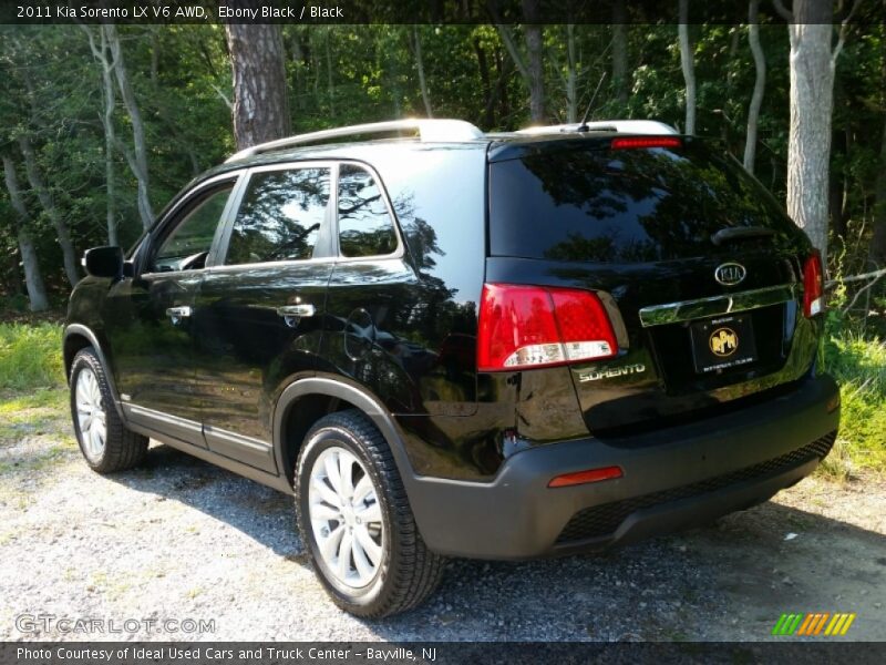 Ebony Black / Black 2011 Kia Sorento LX V6 AWD