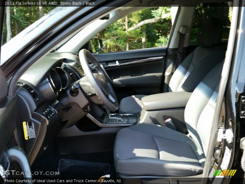 Ebony Black / Black 2011 Kia Sorento LX V6 AWD