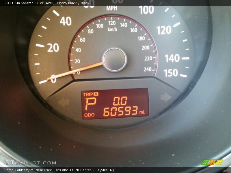 Ebony Black / Black 2011 Kia Sorento LX V6 AWD