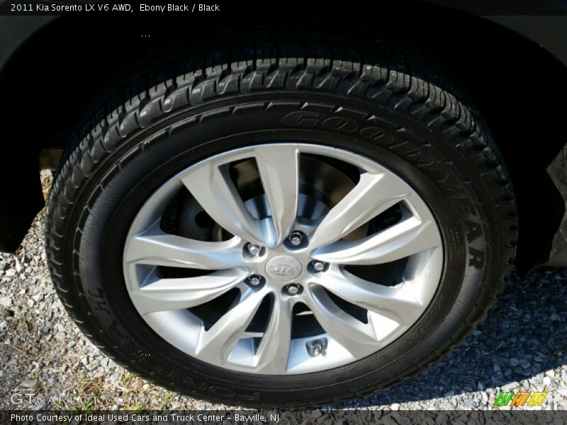 Ebony Black / Black 2011 Kia Sorento LX V6 AWD