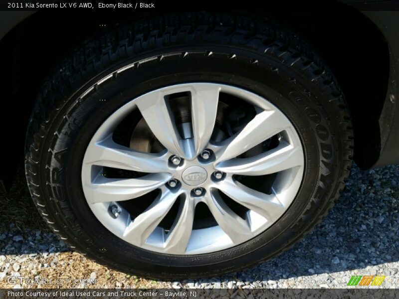 Ebony Black / Black 2011 Kia Sorento LX V6 AWD