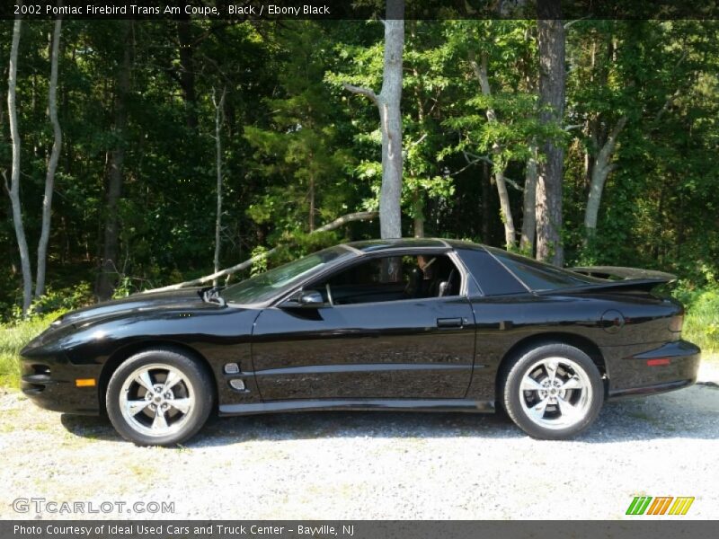 Black / Ebony Black 2002 Pontiac Firebird Trans Am Coupe