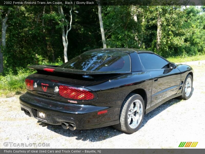 Black / Ebony Black 2002 Pontiac Firebird Trans Am Coupe