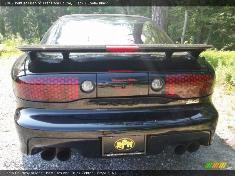 Black / Ebony Black 2002 Pontiac Firebird Trans Am Coupe