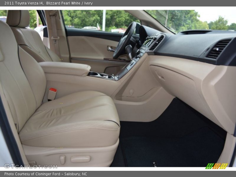 Blizzard Pearl White / Ivory 2011 Toyota Venza I4