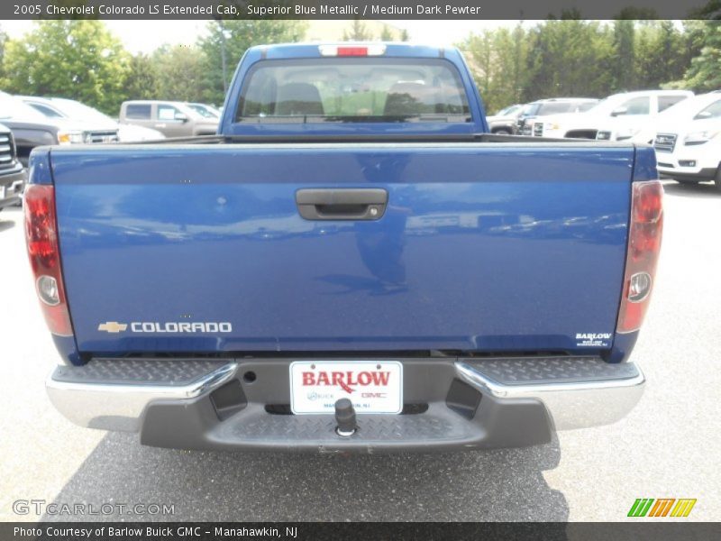 Superior Blue Metallic / Medium Dark Pewter 2005 Chevrolet Colorado LS Extended Cab