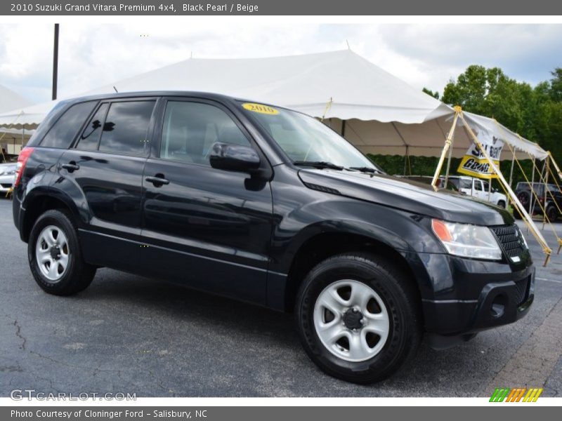 Black Pearl / Beige 2010 Suzuki Grand Vitara Premium 4x4