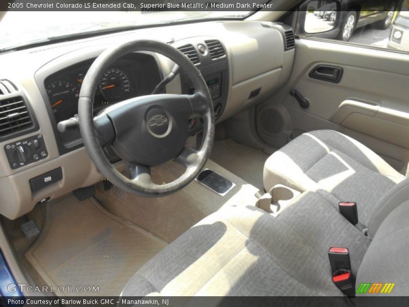 Superior Blue Metallic / Medium Dark Pewter 2005 Chevrolet Colorado LS Extended Cab