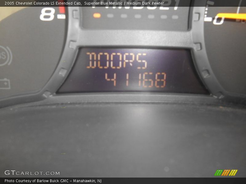 Superior Blue Metallic / Medium Dark Pewter 2005 Chevrolet Colorado LS Extended Cab