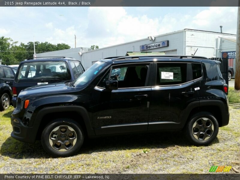 Black / Black 2015 Jeep Renegade Latitude 4x4