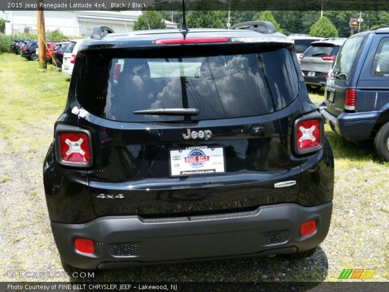 Black / Black 2015 Jeep Renegade Latitude 4x4