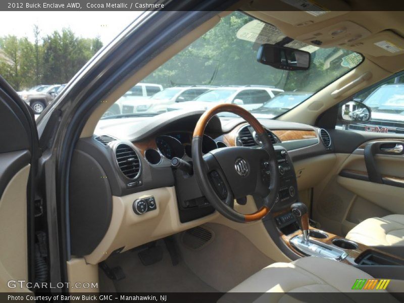 Cocoa Metallic / Cashmere 2012 Buick Enclave AWD