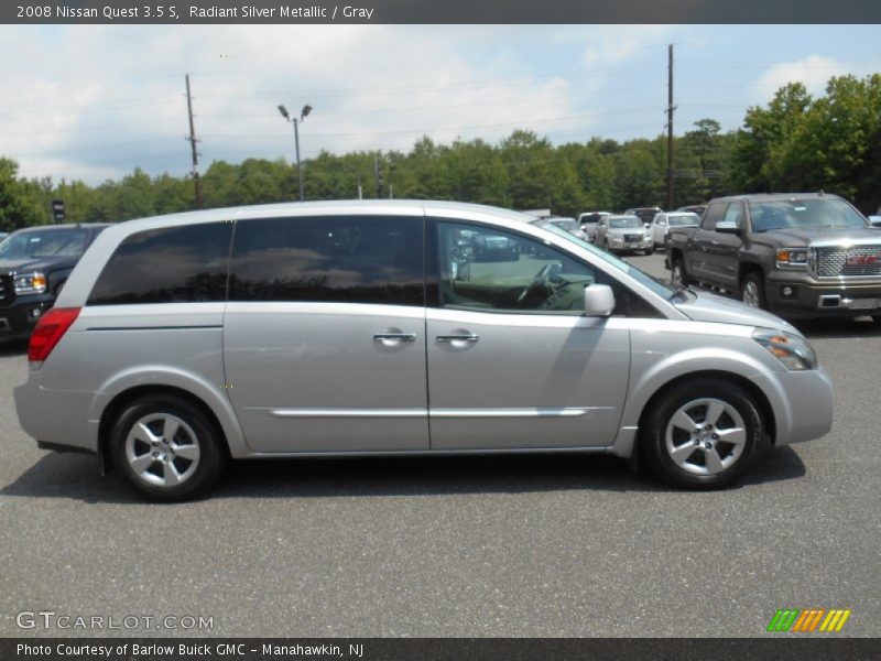 Radiant Silver Metallic / Gray 2008 Nissan Quest 3.5 S