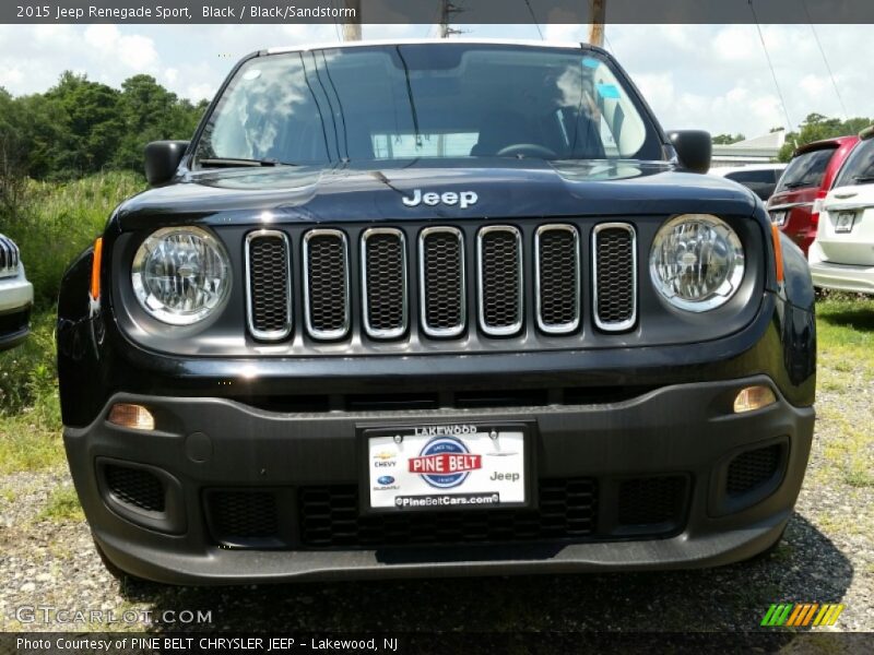 Black / Black/Sandstorm 2015 Jeep Renegade Sport