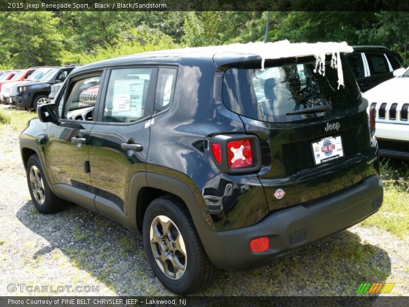 Black / Black/Sandstorm 2015 Jeep Renegade Sport