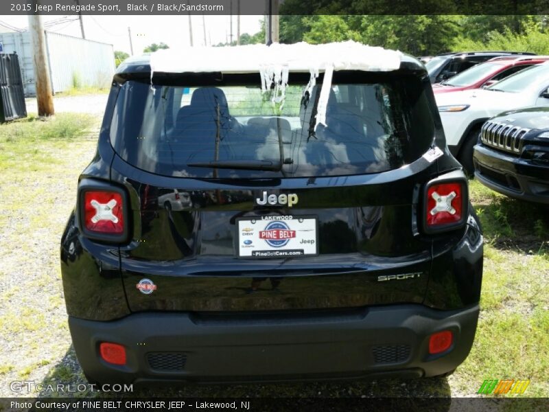 Black / Black/Sandstorm 2015 Jeep Renegade Sport
