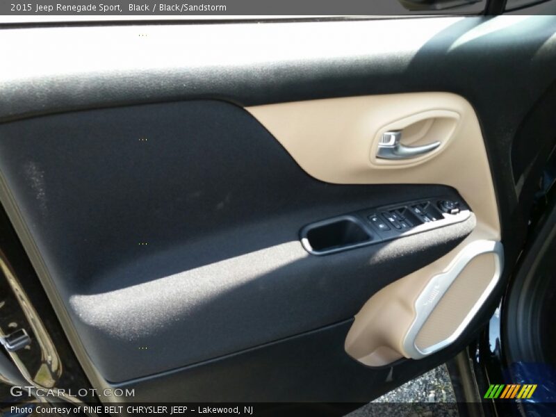 Black / Black/Sandstorm 2015 Jeep Renegade Sport
