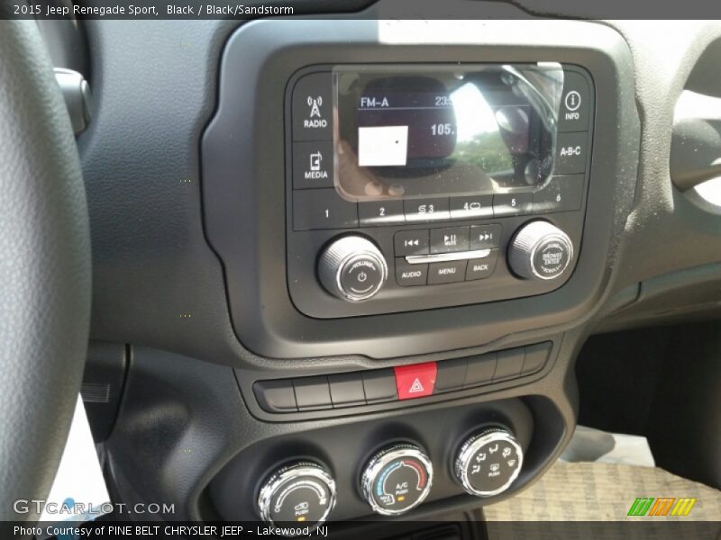 Black / Black/Sandstorm 2015 Jeep Renegade Sport