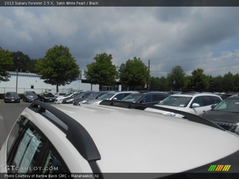 Satin White Pearl / Black 2013 Subaru Forester 2.5 X