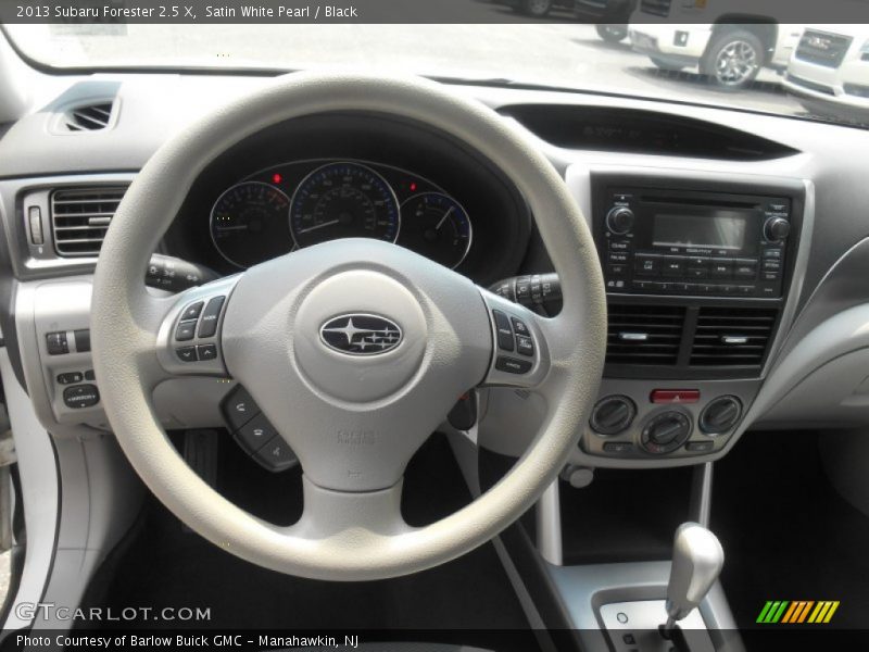 Satin White Pearl / Black 2013 Subaru Forester 2.5 X