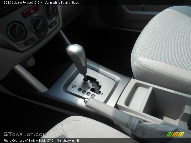 Satin White Pearl / Black 2013 Subaru Forester 2.5 X