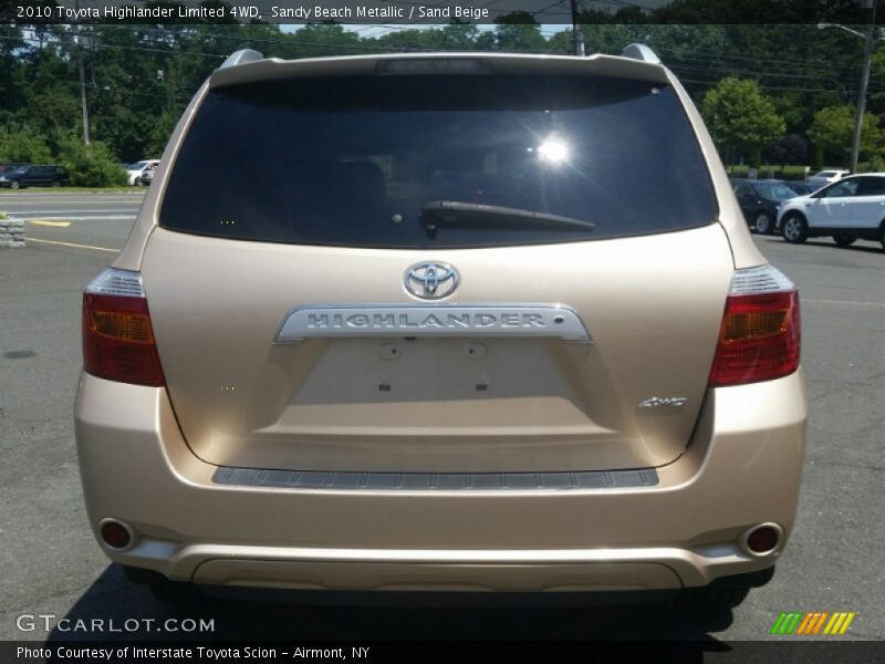 Sandy Beach Metallic / Sand Beige 2010 Toyota Highlander Limited 4WD