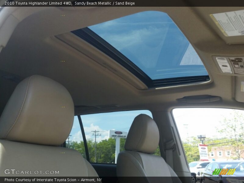 Sandy Beach Metallic / Sand Beige 2010 Toyota Highlander Limited 4WD