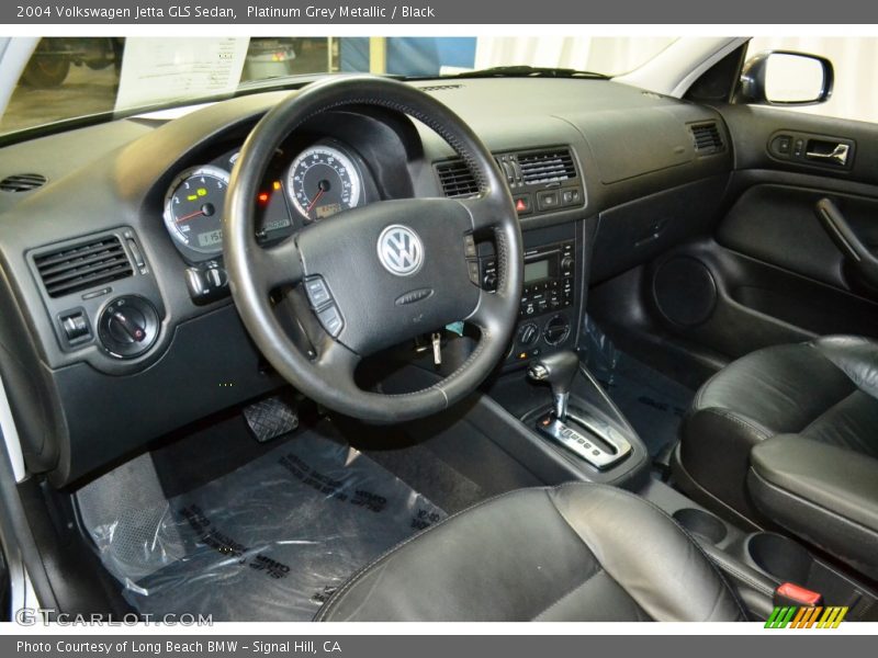 Platinum Grey Metallic / Black 2004 Volkswagen Jetta GLS Sedan