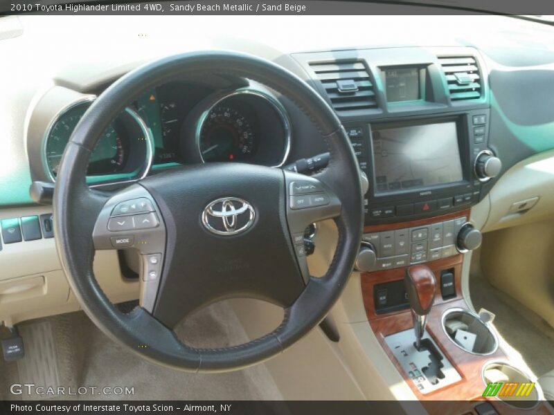 Sandy Beach Metallic / Sand Beige 2010 Toyota Highlander Limited 4WD