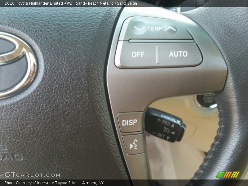 Sandy Beach Metallic / Sand Beige 2010 Toyota Highlander Limited 4WD