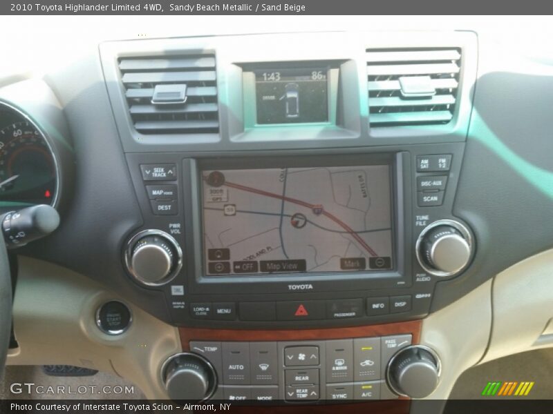 Sandy Beach Metallic / Sand Beige 2010 Toyota Highlander Limited 4WD