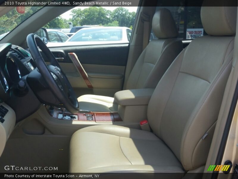 Sandy Beach Metallic / Sand Beige 2010 Toyota Highlander Limited 4WD