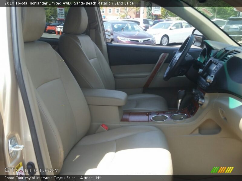 Sandy Beach Metallic / Sand Beige 2010 Toyota Highlander Limited 4WD