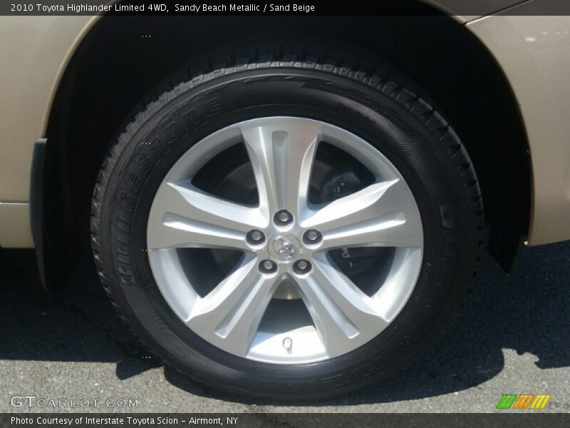 Sandy Beach Metallic / Sand Beige 2010 Toyota Highlander Limited 4WD