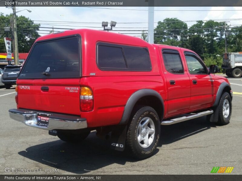 Radiant Red / Charcoal 2004 Toyota Tacoma V6 Double Cab 4x4