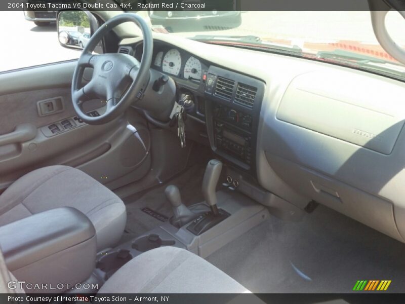 Radiant Red / Charcoal 2004 Toyota Tacoma V6 Double Cab 4x4