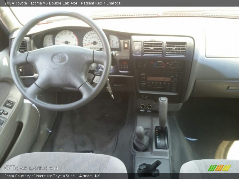 Radiant Red / Charcoal 2004 Toyota Tacoma V6 Double Cab 4x4