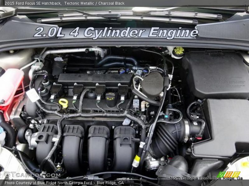 Tectonic Metallic / Charcoal Black 2015 Ford Focus SE Hatchback