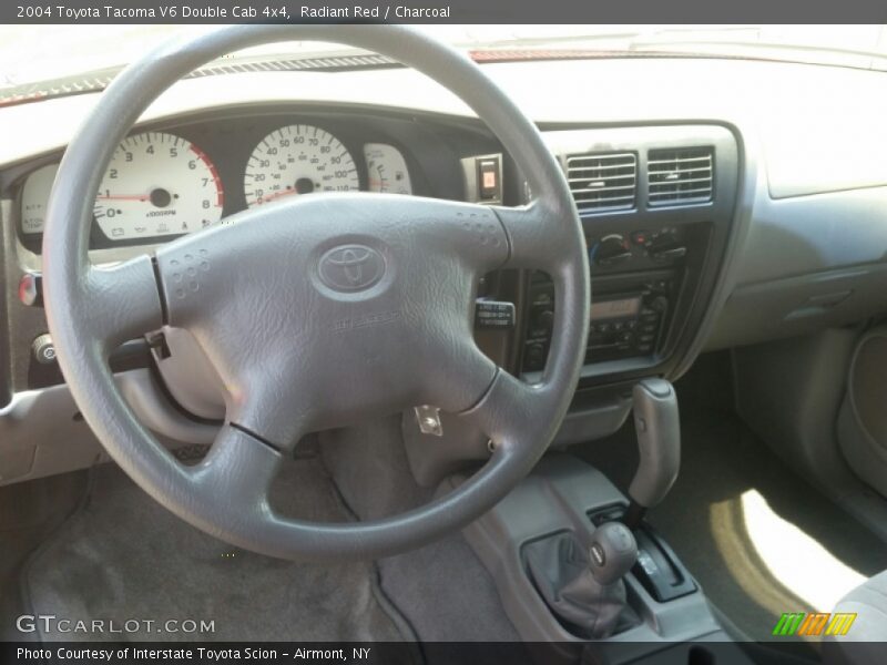 Radiant Red / Charcoal 2004 Toyota Tacoma V6 Double Cab 4x4