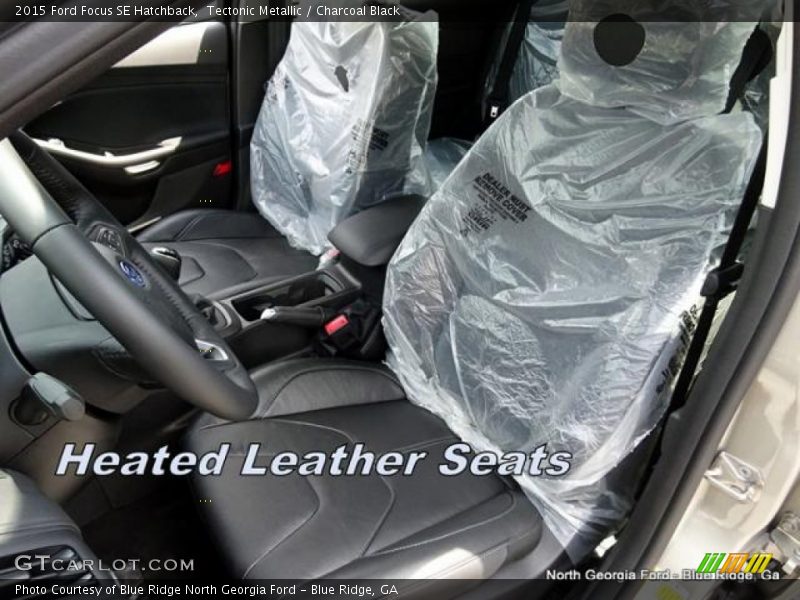 Tectonic Metallic / Charcoal Black 2015 Ford Focus SE Hatchback