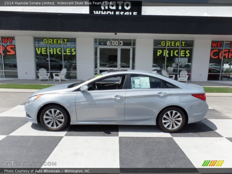 Iridescent Silver Blue Pearl / Gray 2014 Hyundai Sonata Limited