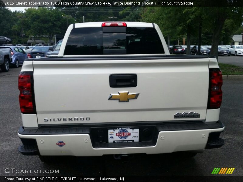 White Diamond Tricoat / High Country Saddle 2015 Chevrolet Silverado 1500 High Country Crew Cab 4x4