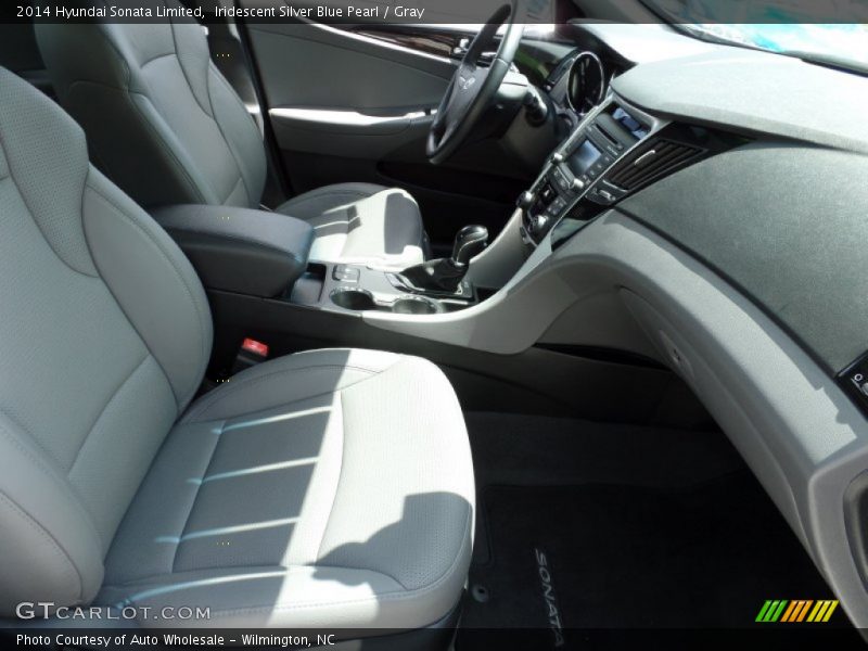 Iridescent Silver Blue Pearl / Gray 2014 Hyundai Sonata Limited