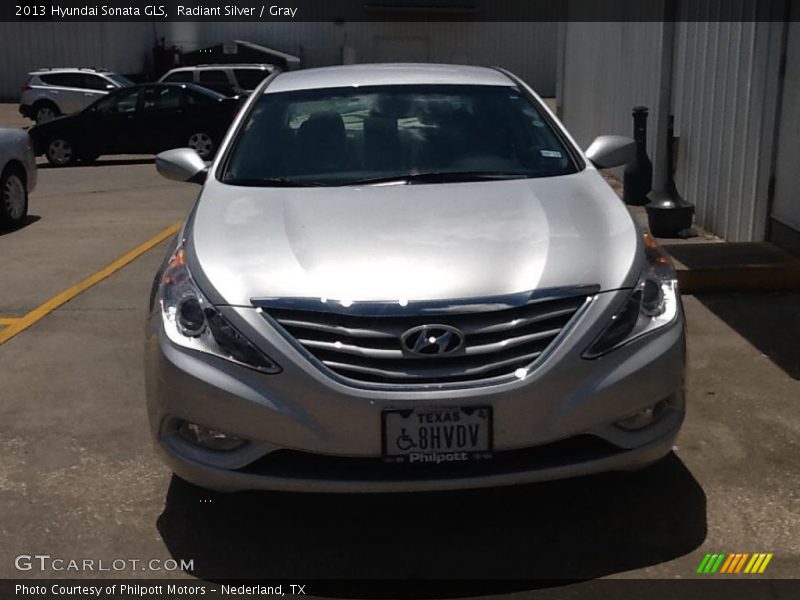 Radiant Silver / Gray 2013 Hyundai Sonata GLS