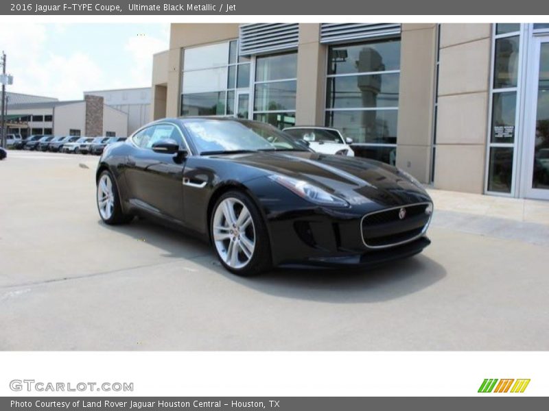 Ultimate Black Metallic / Jet 2016 Jaguar F-TYPE Coupe