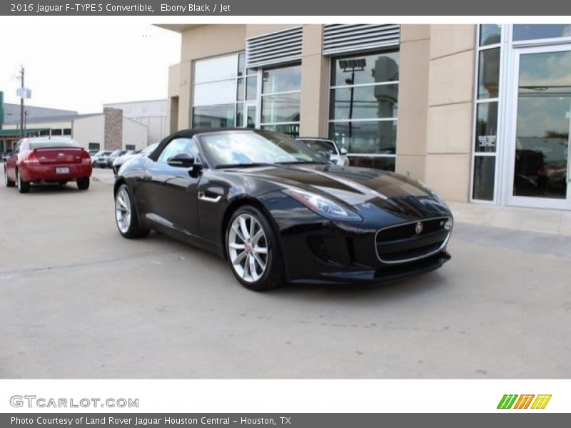 Ebony Black / Jet 2016 Jaguar F-TYPE S Convertible