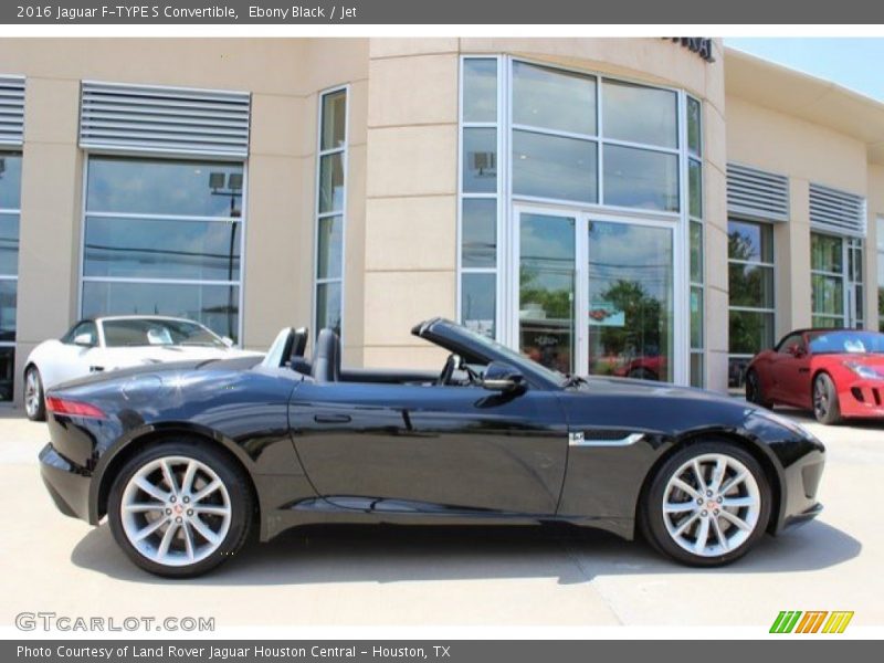 Ebony Black / Jet 2016 Jaguar F-TYPE S Convertible
