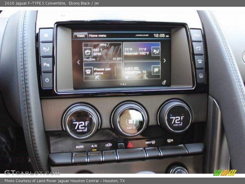 Ebony Black / Jet 2016 Jaguar F-TYPE S Convertible
