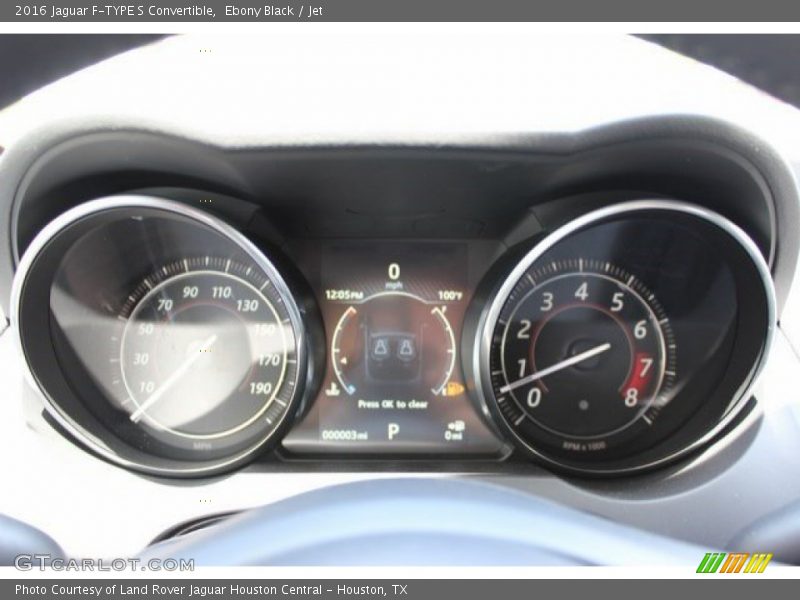 Ebony Black / Jet 2016 Jaguar F-TYPE S Convertible