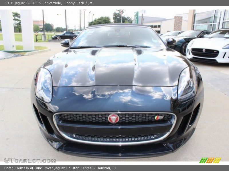 Ebony Black / Jet 2016 Jaguar F-TYPE S Convertible